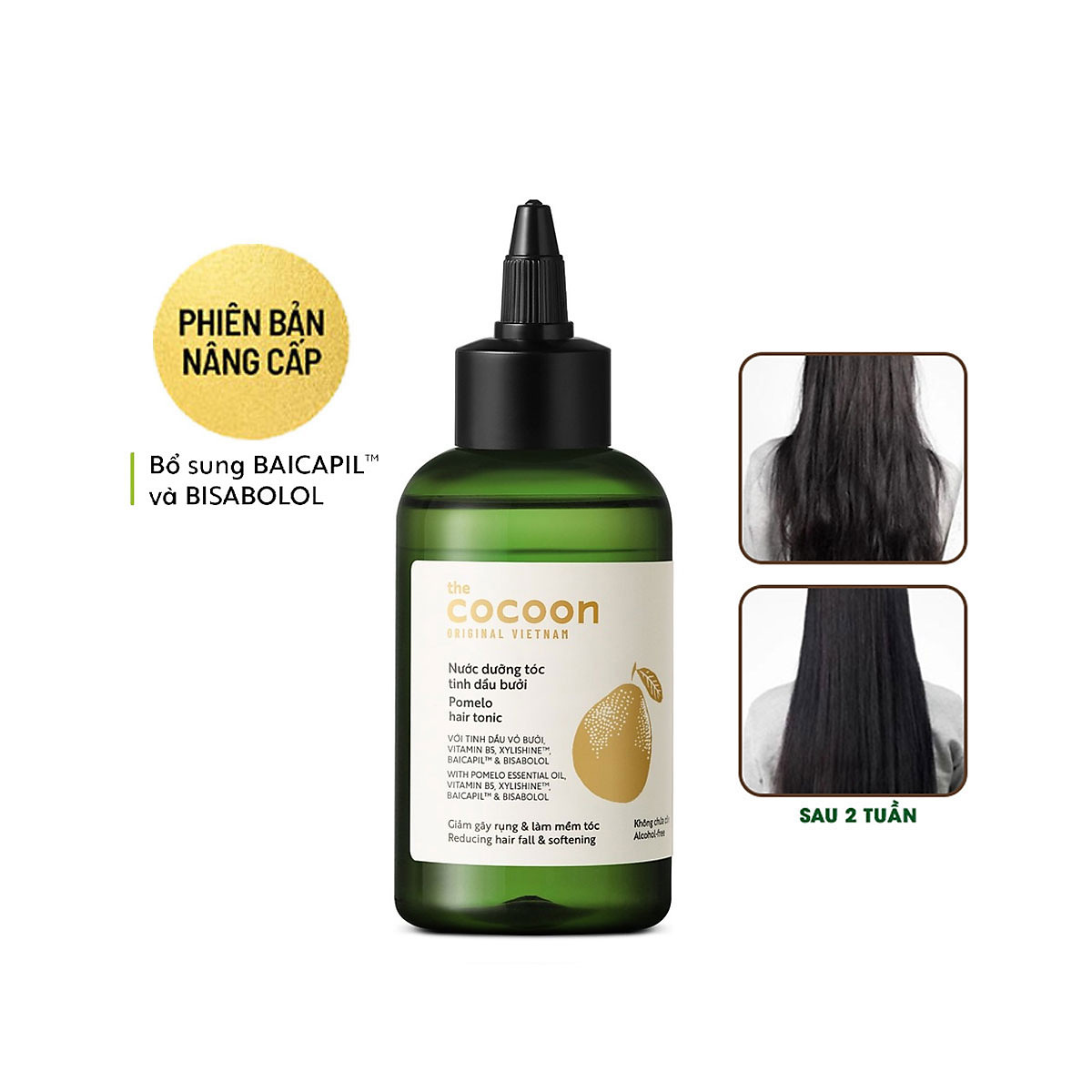 Nước Dưỡng Tóc Tinh Dầu Bưởi Cocoon 140ml Orginal
