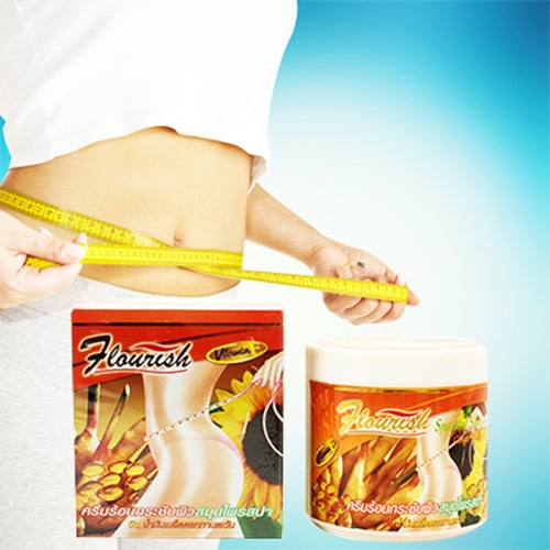 Kem Tan Mỡ Bụng Gừng Ớt Flourish Thái Lan 500gr (Cao gừng)