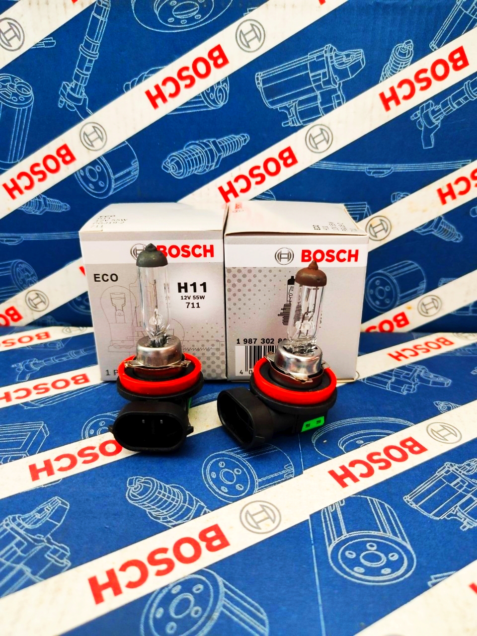 Bóng Đèn Bosch H11 12V 55W (Hộp 1 Bóng)