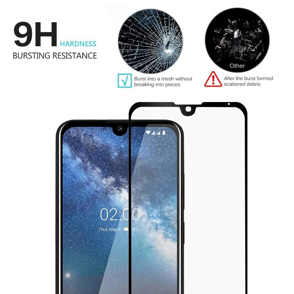 Miếng Dán Kính Cường Lực Full Màn 9D Cho Nokia 3.2 - Đen
