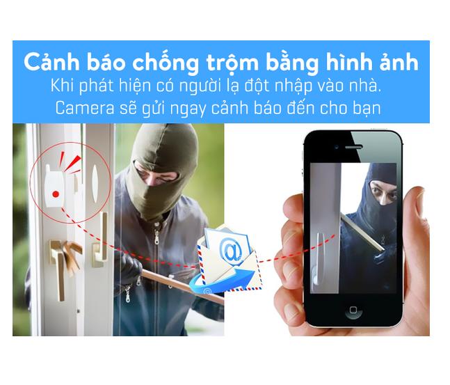 (Tặng Kèm Thẻ Nhớ 128GB ) - CAMERA WIFI - YOOSEE WIFI SIÊU NÉT 2.0 FULL HD 1920 x 1080P