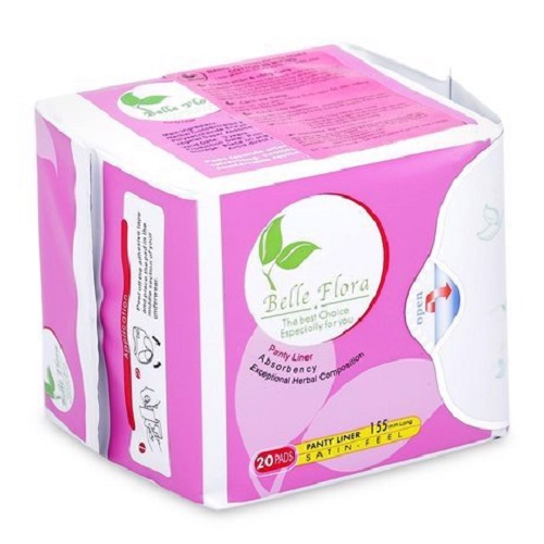Bộ băng vệ sinh cotton Belle Flora 8 gói