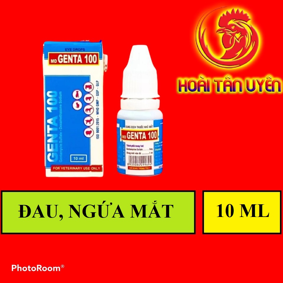 Thuốc nhỏ mắt chuyên gà đá GENTA 100