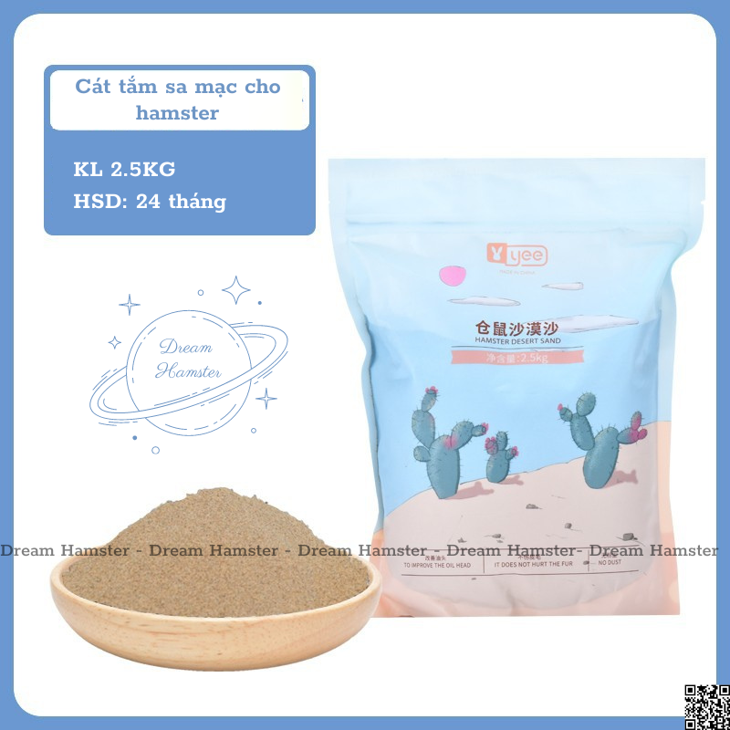 Cát tắm sa mạc Yee cho hamster