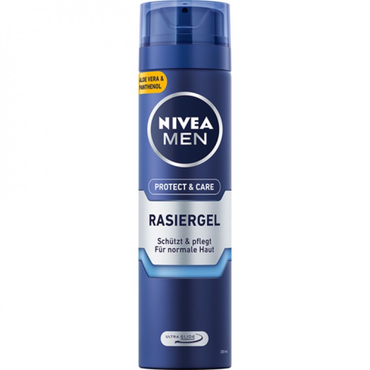 Gel cạo râu NIVEA MEN Rasiergel  200ml - Đức (Cho da nhạy cảm)