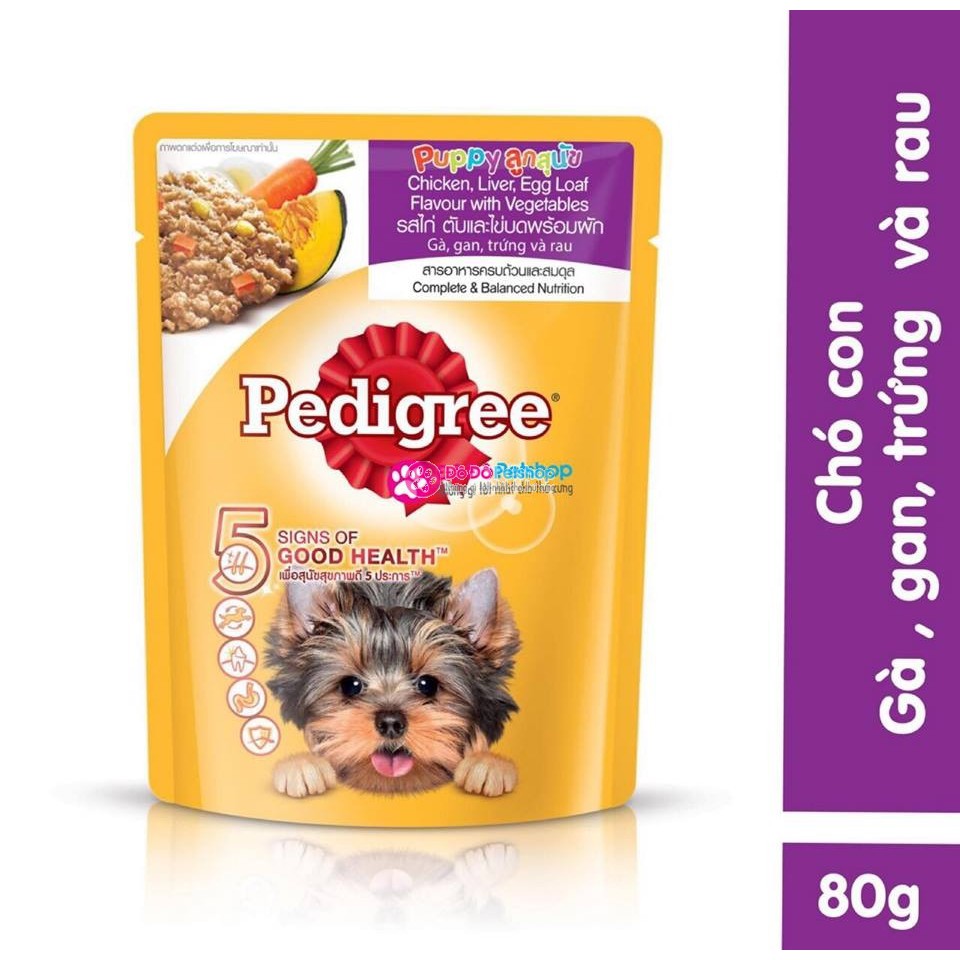 [HCM]Pate cho chó con PEDIGREE 80g