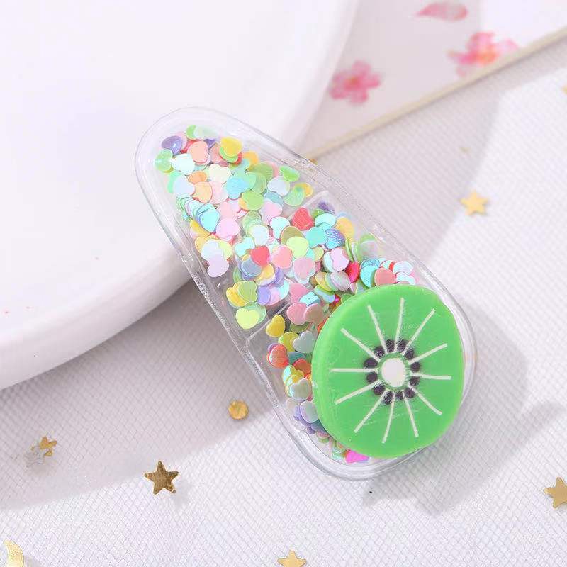 Set 5 kẹp tóc hình hoa quả cực yêu cho bé
