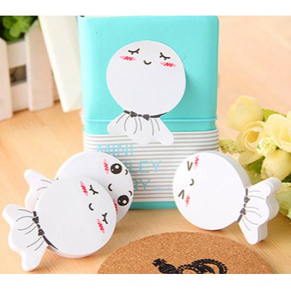 Combo 2 Tập Giấy Note Hình Cá Nhỏ Xinh