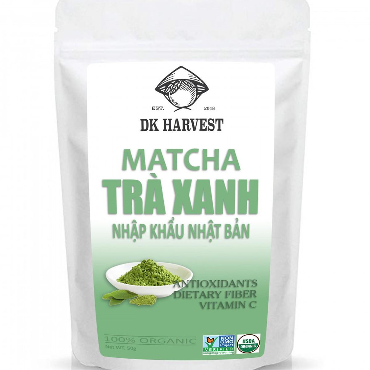 Matcha Trà Xanh DK Harvest (Nhập Khẩu Japan) - 100g