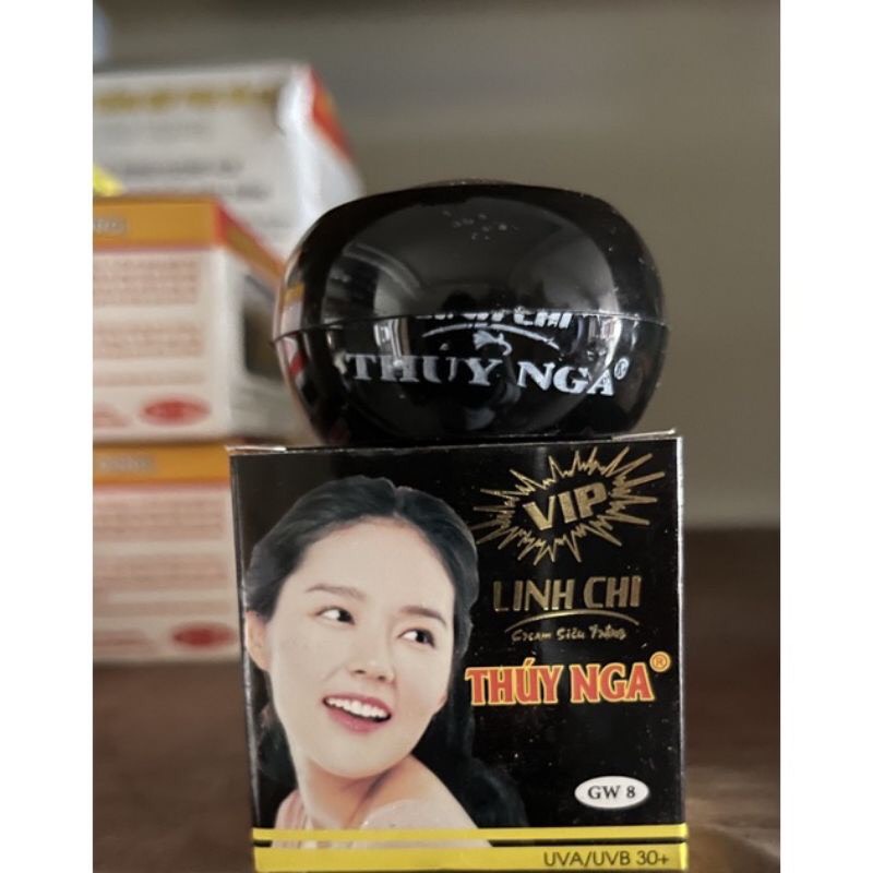 Kem Linh Chi Thúy Nga Dưỡng Trắng Da (Đen - Cam) (002)
