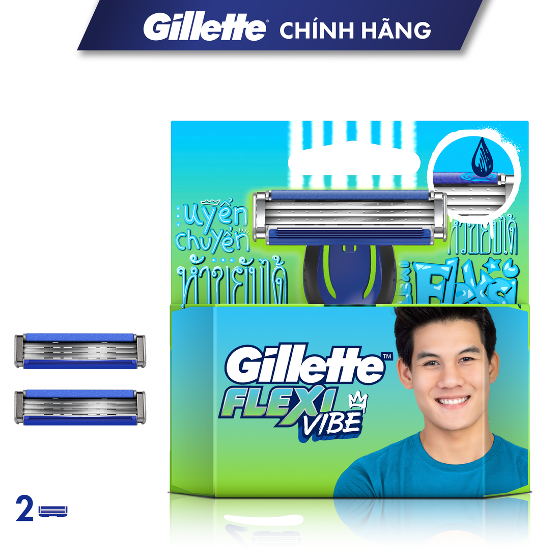 Bộ Dao Cạo Nam GILLETTE Flexi Vibe