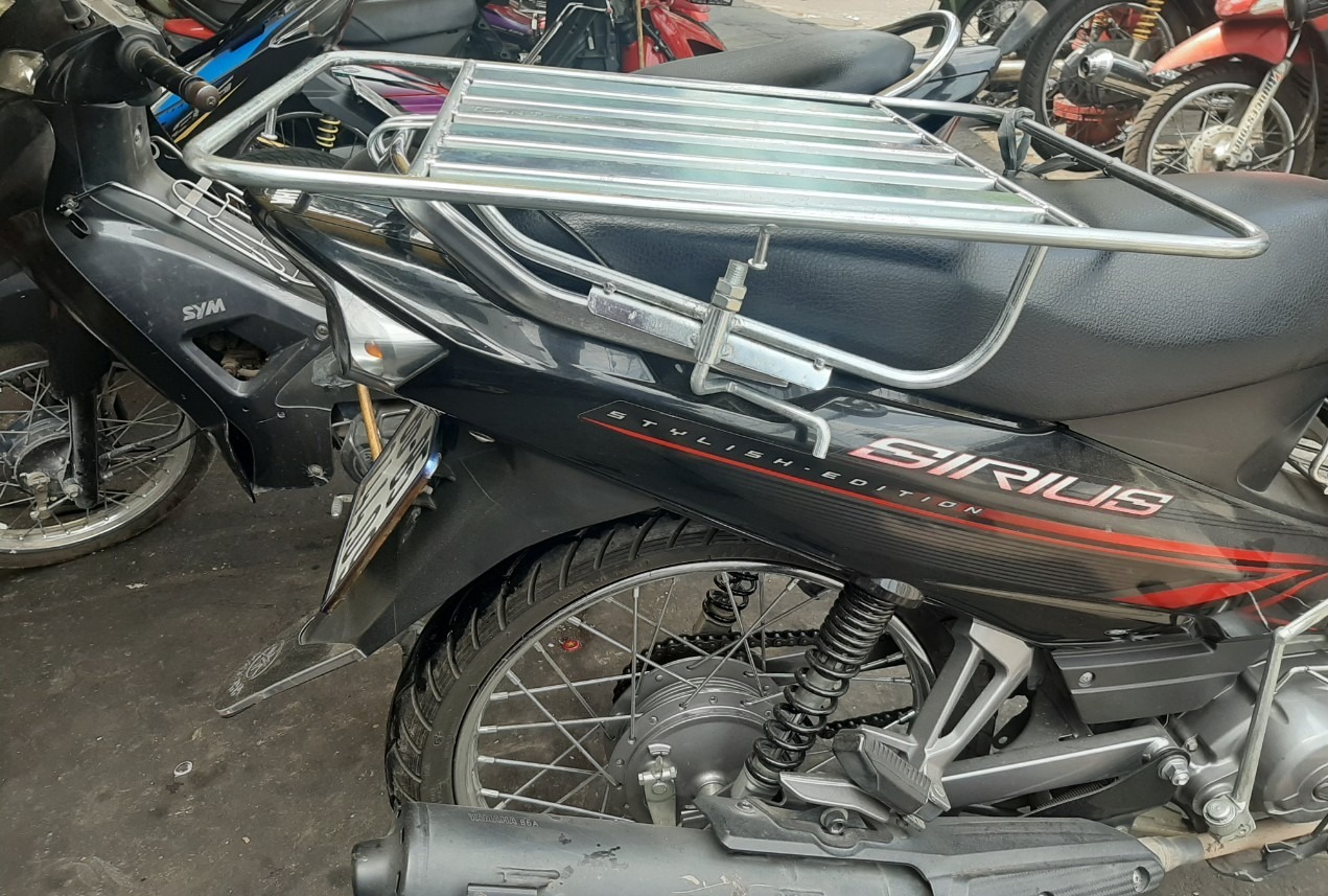 Baga chở hàng loại dầy gắn xe máy Sirius