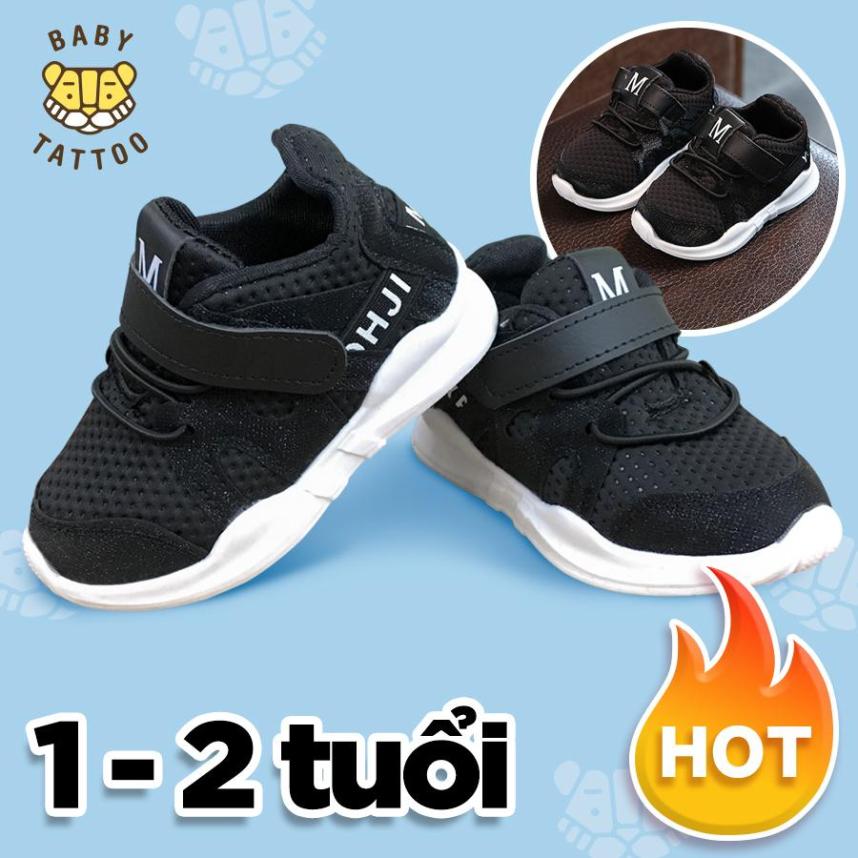 BABY TATTOO Giày thể thao trẻ em cho bé trai và bé gái siêu thoáng siêu mềm 1-2 tuổi giá rẻ