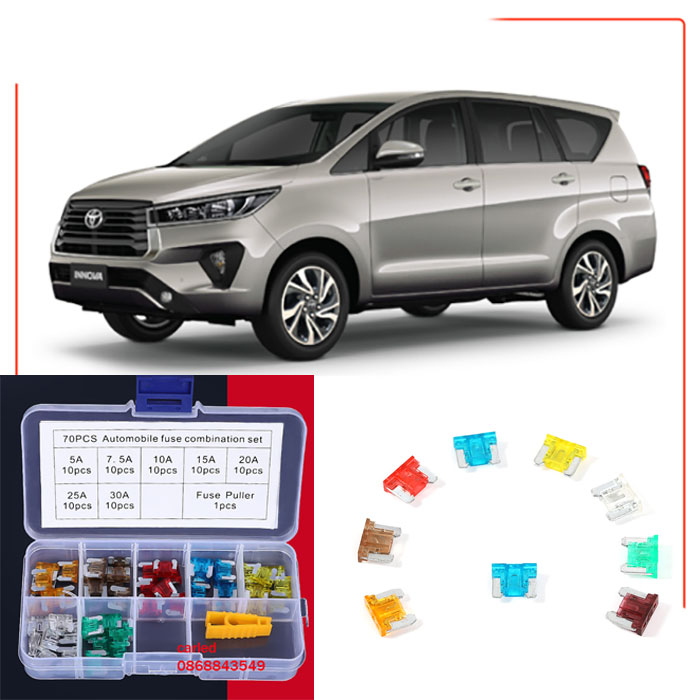 Hộp cầu chì dùng cho xe ô tô toyota 5a10a 15a 20a 25a 30a
