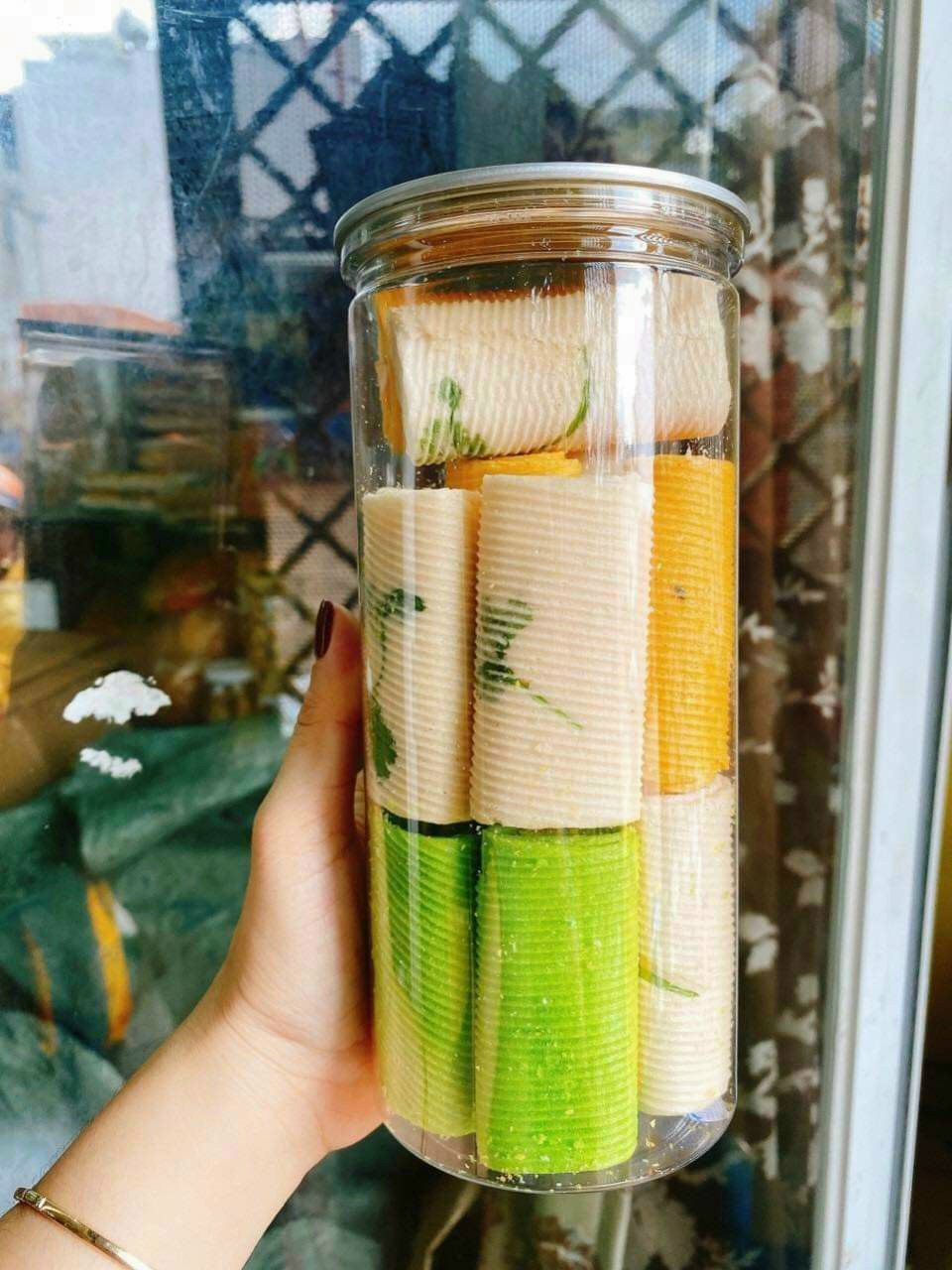Bánh xếp kem 3 vị