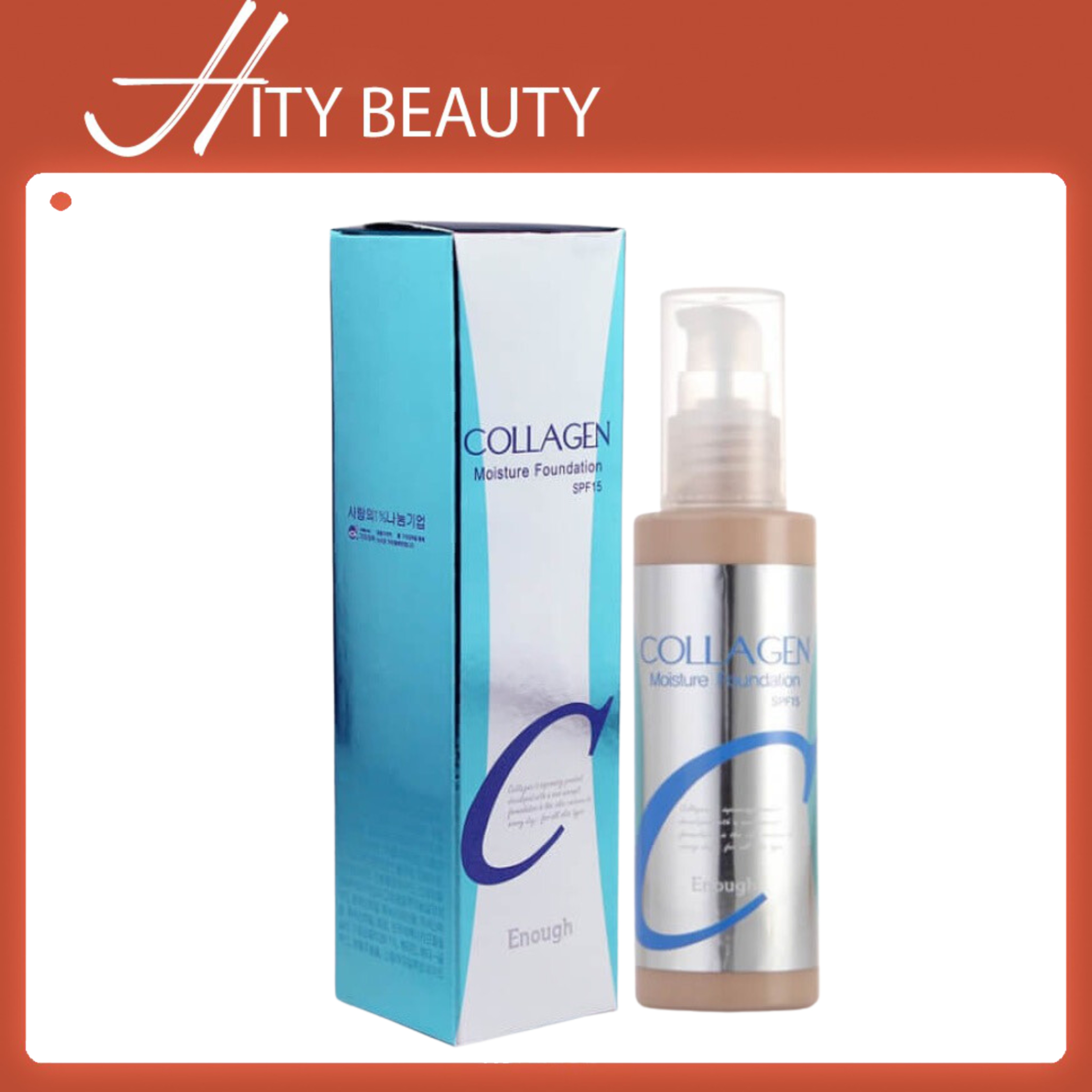 HCM-Kem nền Collagen Moisture Enough dành cho makeup cá nhân chuyên nghiệp - Hity Beauty