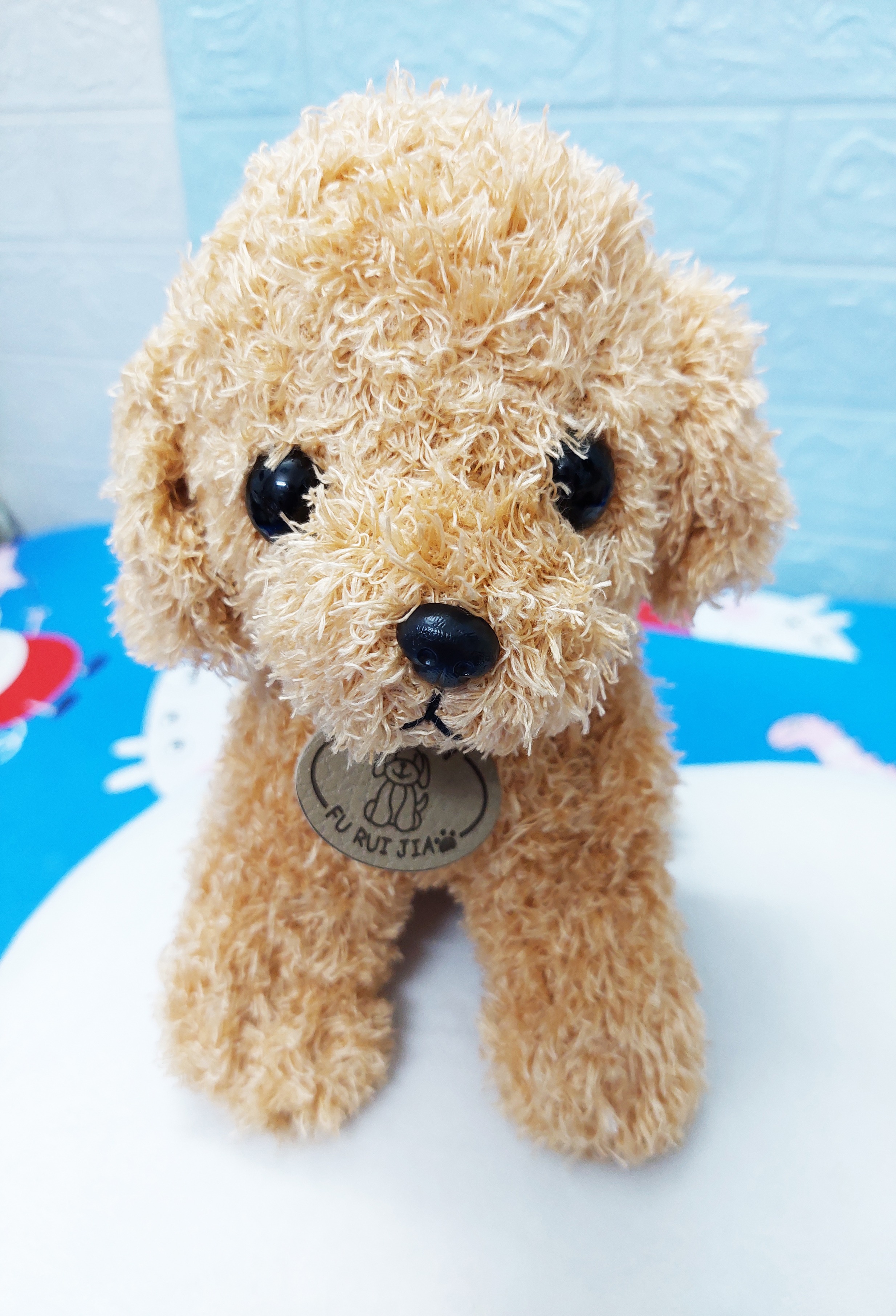 Thú bông chú chó Poodle siêu dễ thương