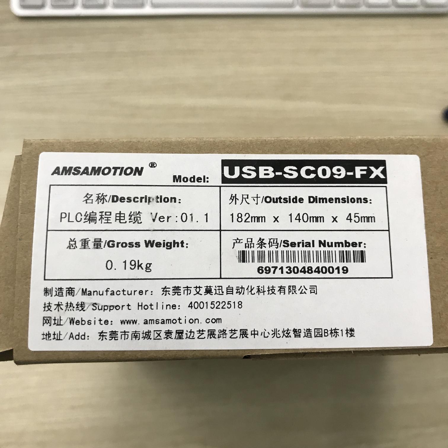 Mitsubishi Plc Programming Cable Usb-Sc09-Fx