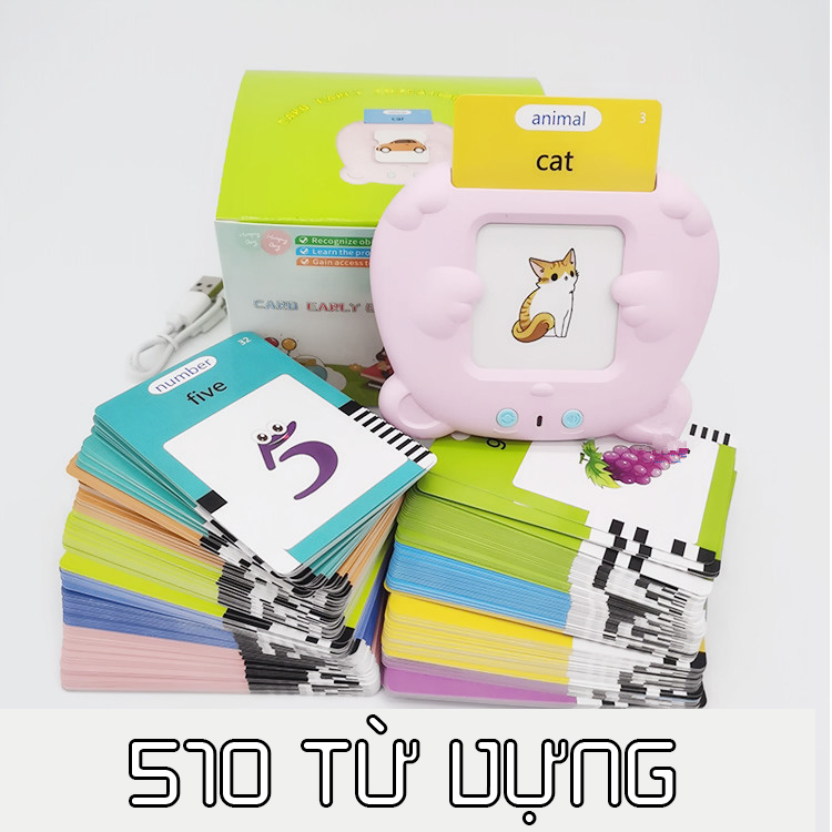 Máy đọc thẻ song ngữ tiếng anh, máy đọc thẻ từ vựng cho bé, máy đọc thẻ 224 từ vựng, máy đọc thẻ 510 từ vựng, máy học tiếng anh cho bé, máy đọc thẻ tiếng anh, máy đọc tiếng anh cho bé