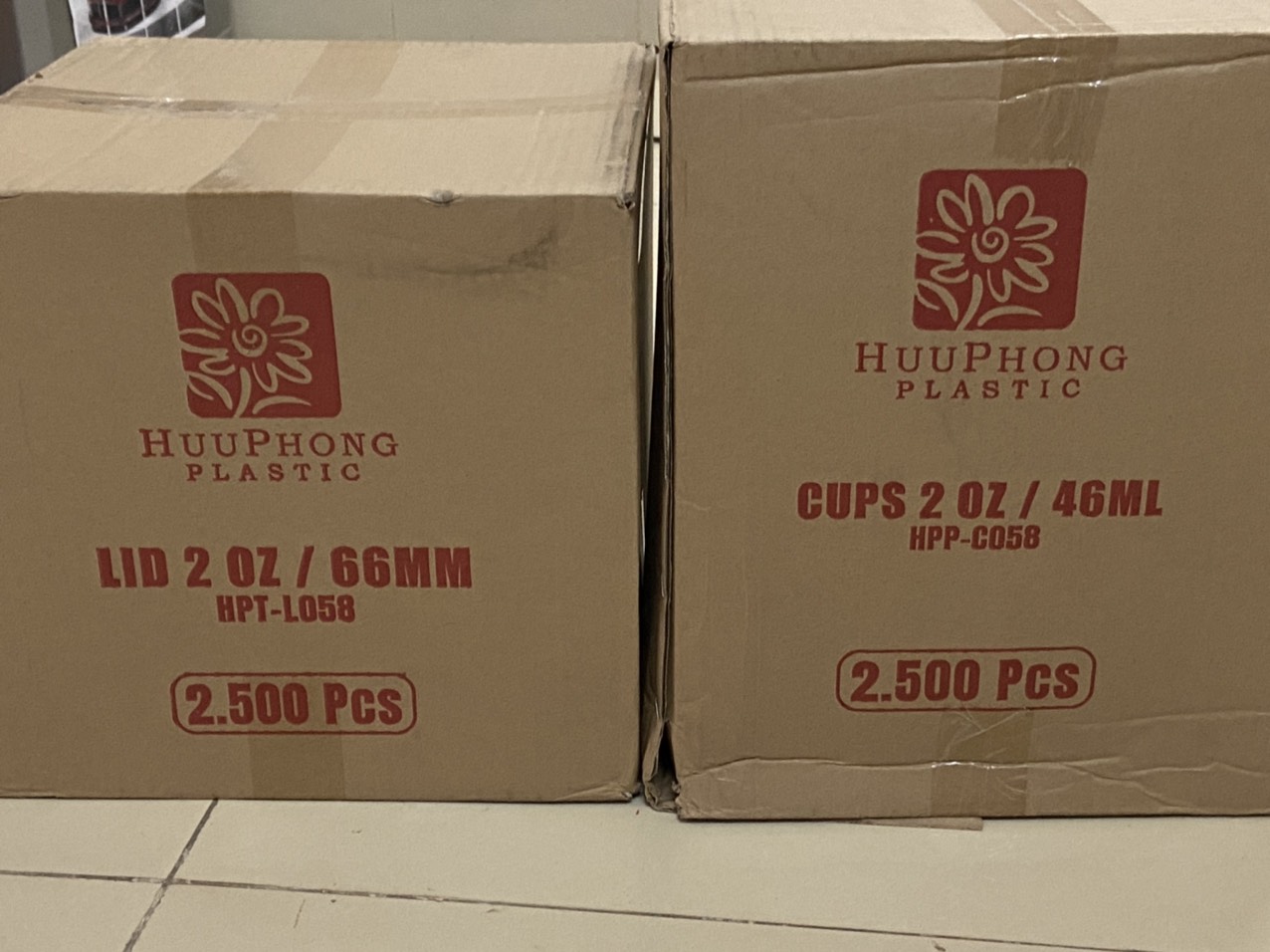 100 Cốc nhựa Đựng Nước Chấm/Tương Ớt