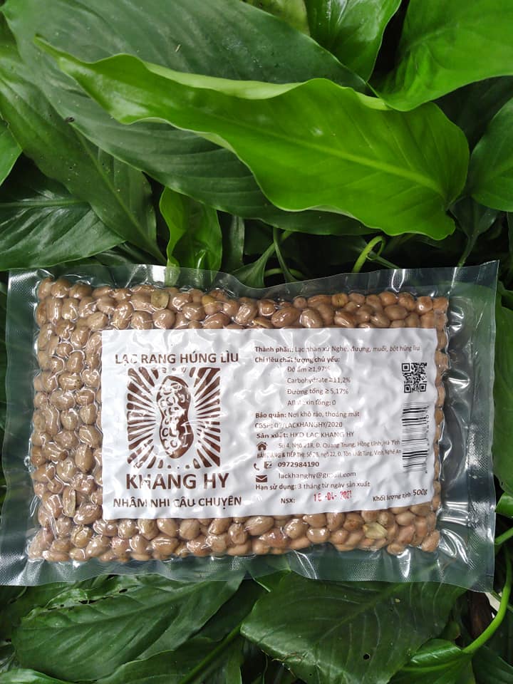 Lạc rang húng lìu Khang Hy 500g