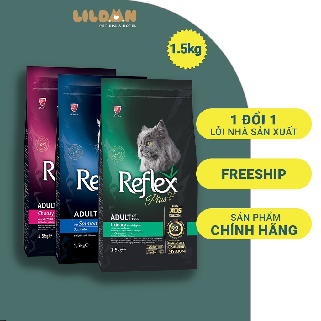 [Chính hãng] REFLEX PLUS (1.5kg) Thức Ăn Hạt Khô Dành Cho Mèo