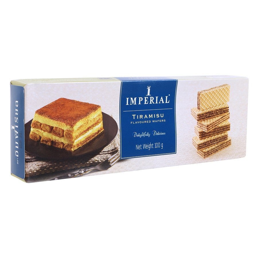 Bánh Xốp Kem Imperial Thái Lan Hương Tiramisu Wafers (Hộp 100g)