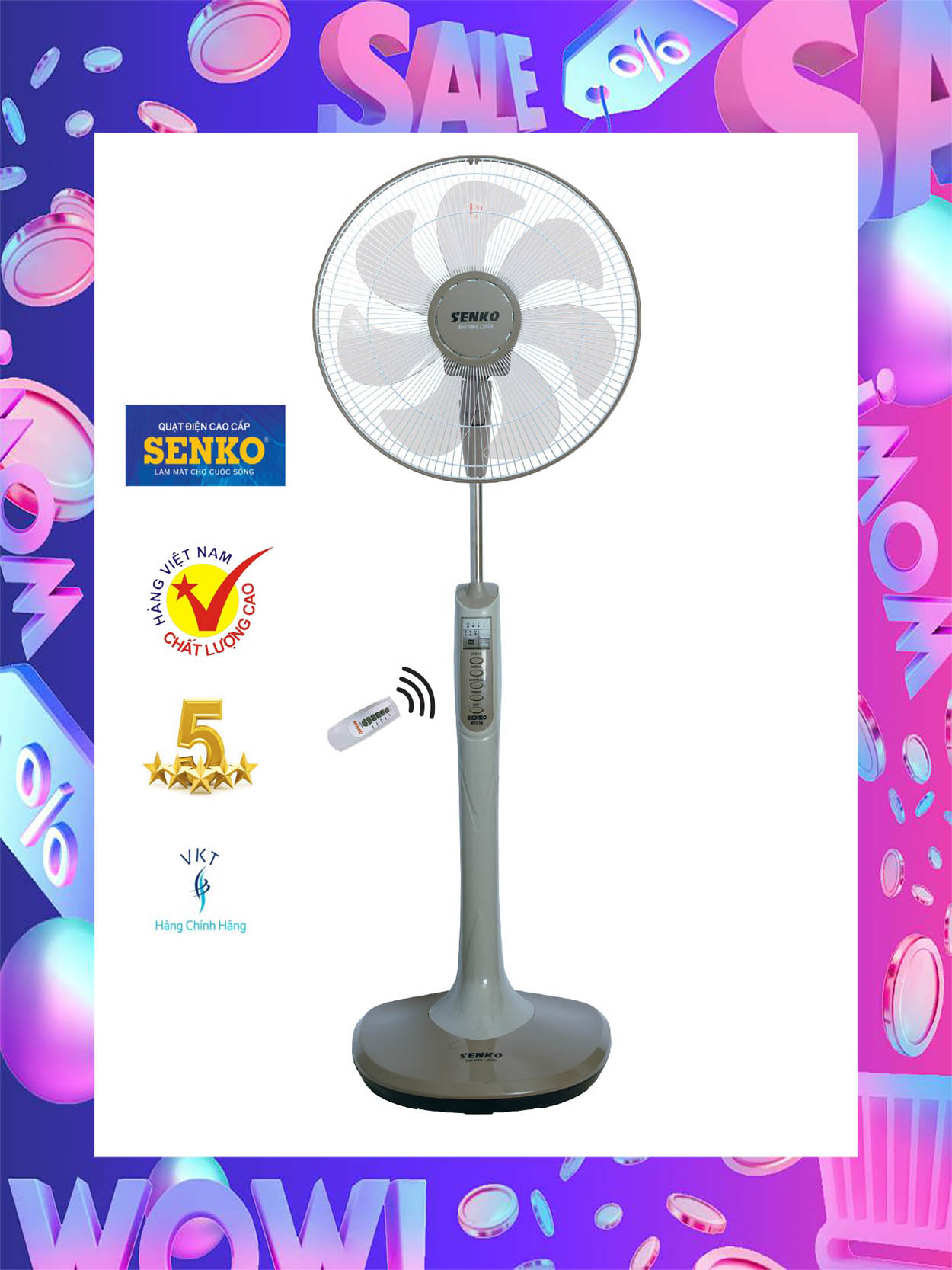 >> SO SÁNH GIÁ QUẠT ĐÚNG HẸN GIỜ SENKO DH1600 HÀNG CHÍNH HÃNG (MÀU SẮC NGẪU NHIÊN) | Shopee Lazada Sendo Tiki | Nên mua ở đâu rẻ nhất 33 Quạt đứng remote Senko DR1608 F23 sải cánh 39cm 65W (hẹn giờ, điều chỉnh gió) - Hàng Chính Hãng (giao màu ngẫu nhiên)