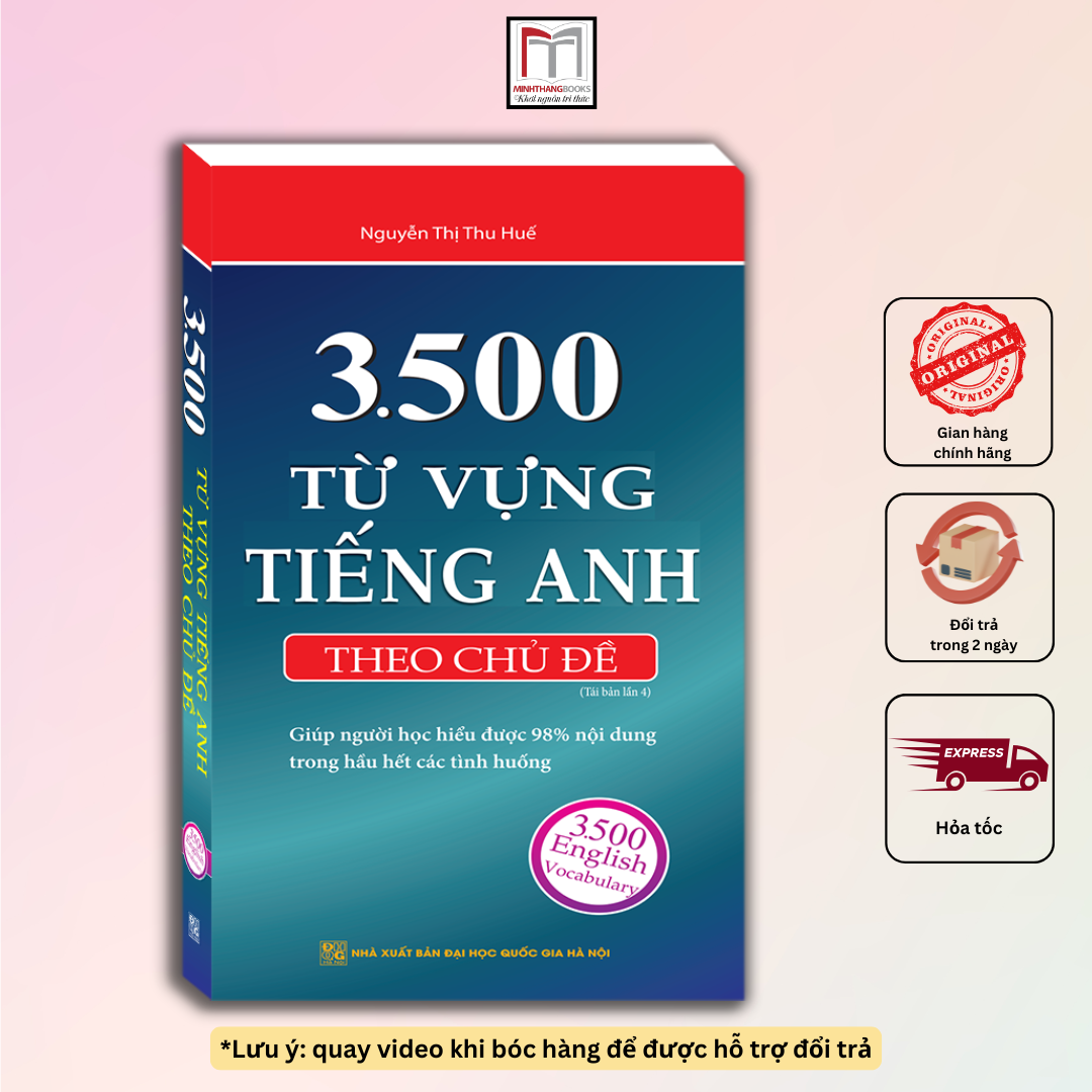 3500 Từ Vựng Tiếng Anh Theo Chủ Đề (ko màu)