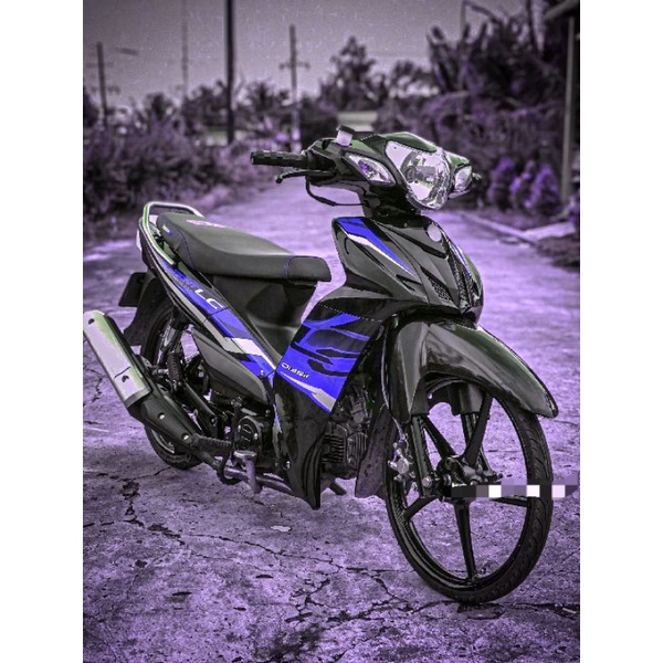 Tem rời xe Elegant SYM 50 cc 100cc đỏ, xanh, hồng, vàng, đen chế mẫu LC cực chất mẫu mới đổi màu linh hoạt.