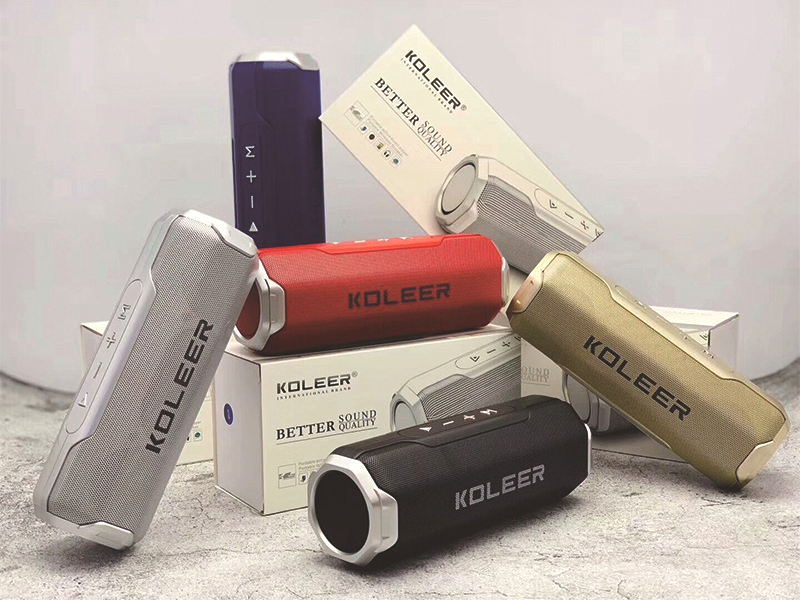 Loa bluetooth KOLEER S218 công suất 10W bass cực mạnh siêu hay, hỗ trợ thẻ nhớ, USB, AUX/FM