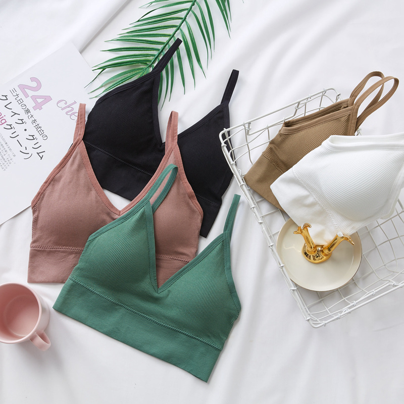 Áo bra cổ V nữ thoáng khí thời trang