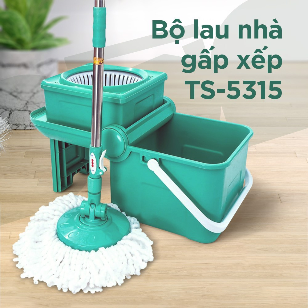Bộ lau nhà gấp xếp gọn đa năng Tashuan TS-5315