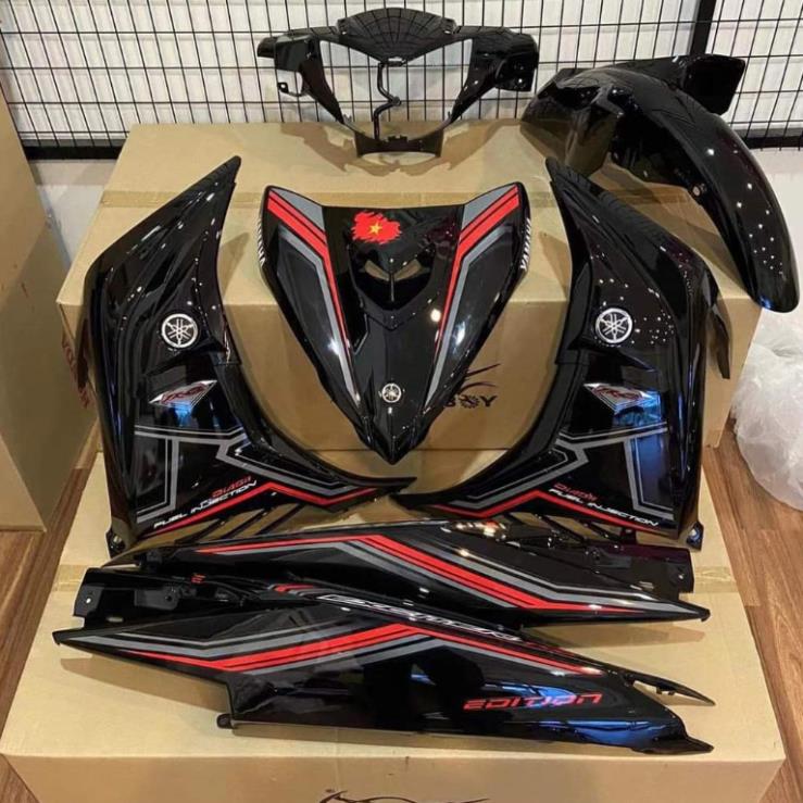 Tem Rời Ex 135 RC 2011 Dán Xe Đen