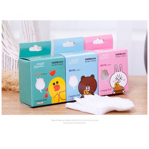 Combo 2 BÔNG TẨY TRANG DU LỊCH MINI