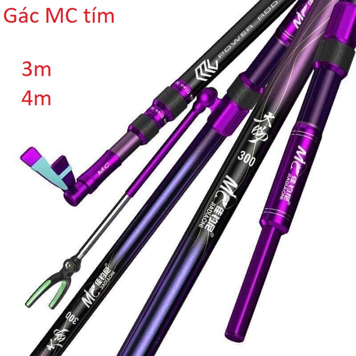 Gác cần câu cá tím mc