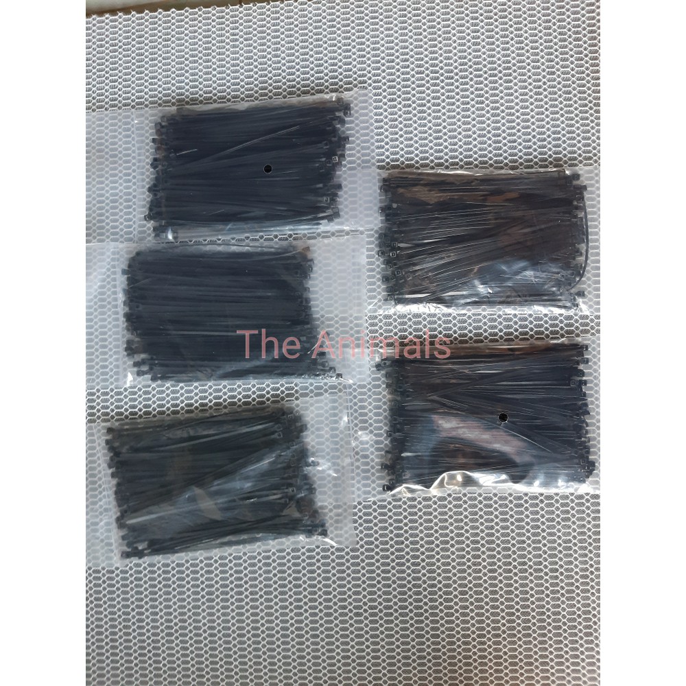 [HCM]Dây rút nhựa màu đen size nhỏ (10cm)