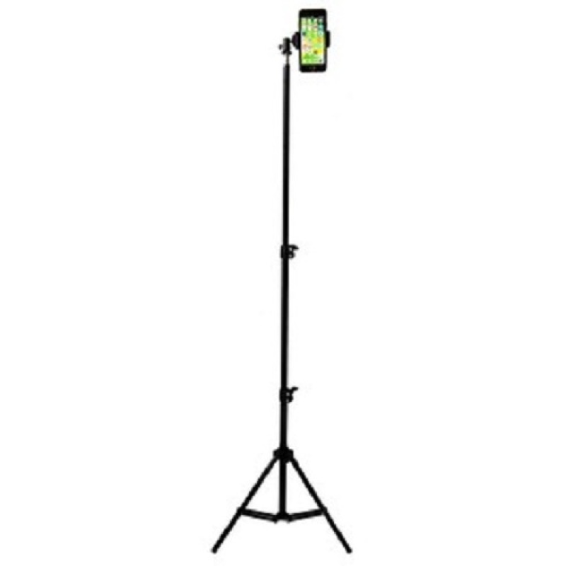 Giá đỡ tripod cao cấp 3 chân kéo cao 2m hỗ trợ livestream, chụp hình, quay video, tặng kèm đầu kẹp điện thoại và remote bluetooth