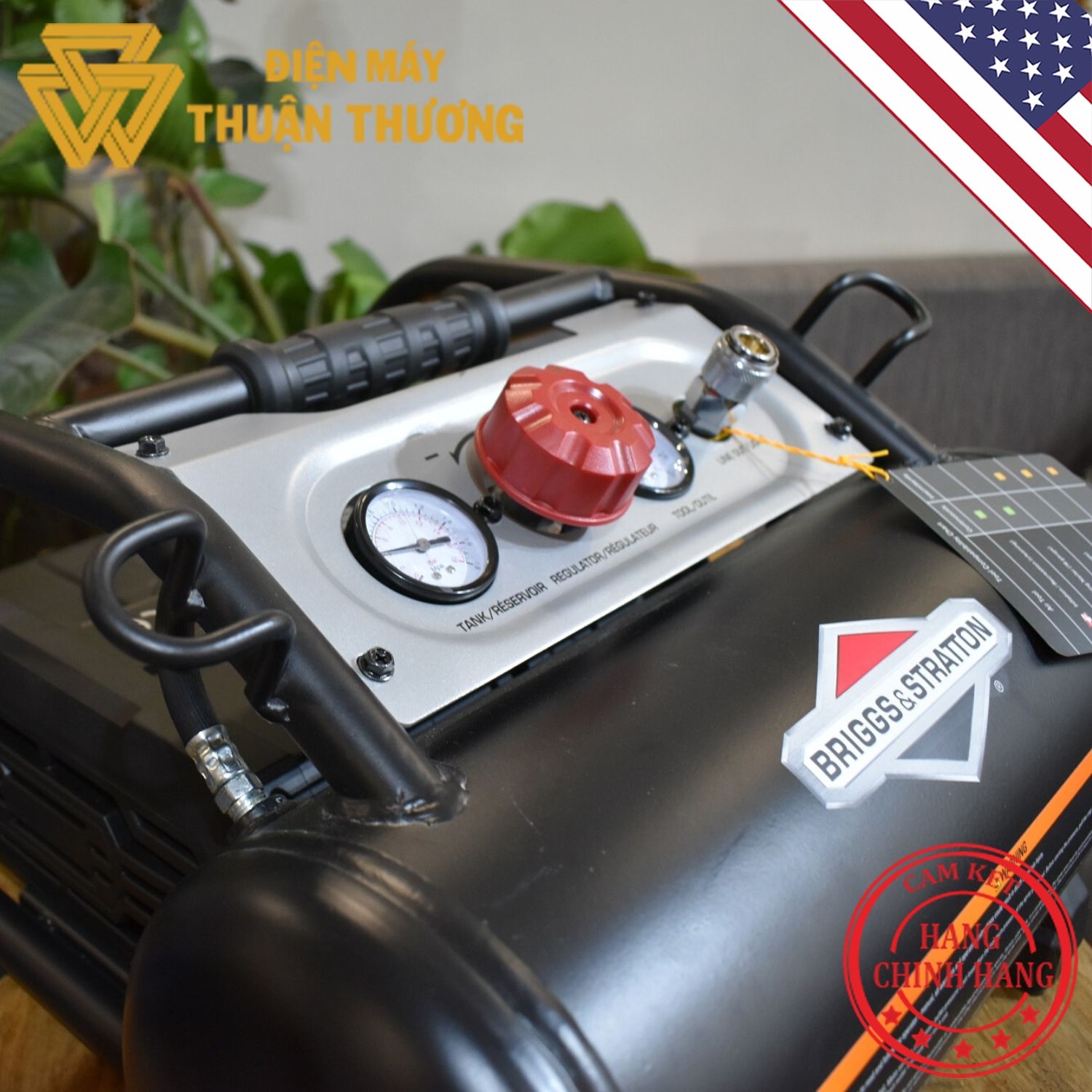Máy Nén Khí 1.8HP 10L Briggs&Stratton 0201081