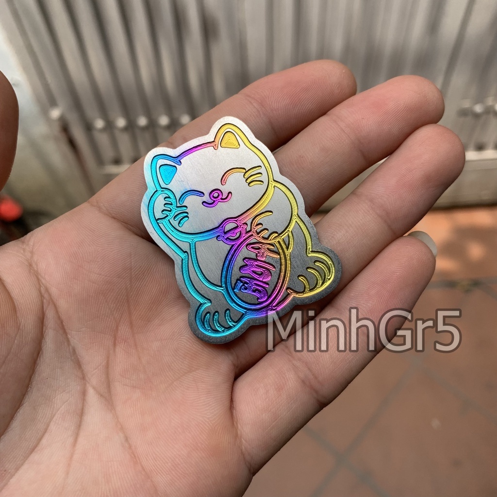 LOGO TITAN GR5 MÈO THẦN TÀI