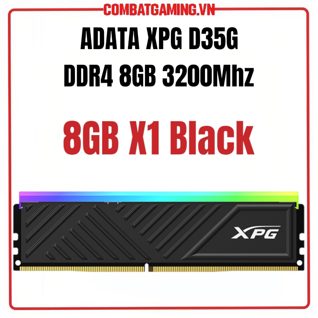 Adata XPG Spectrix D35G RGB DDR4 8GB 16GB 3200Mhz Authentic Computer Memory Ram