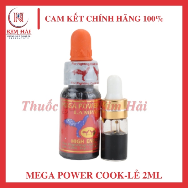 affordable MEGA POWER COOK-LamPam Thái Lan-thuốc gà đá-nước màu đen mùi socola[chiết lẻ 2ml]-nhỏ trước đá 30 phút- Tăng bo tải cựa lì đòn hạn chế sặc ói tốt.
