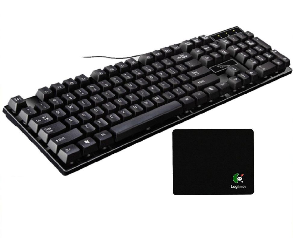 Bàn phím Q17 giả cơ game dụng + Tặng Lót Logitech