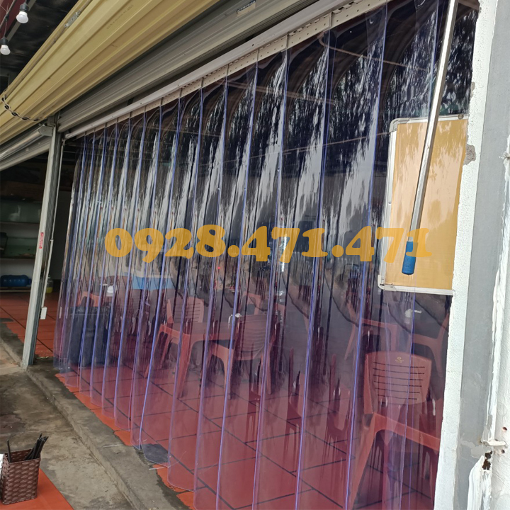 Rèm Chắn Gió Điều Hòa Lắp Cửa Cao 2,1m.