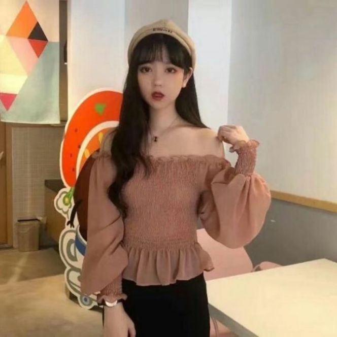 áo kiểu voan mỏng bo tay dễ thương