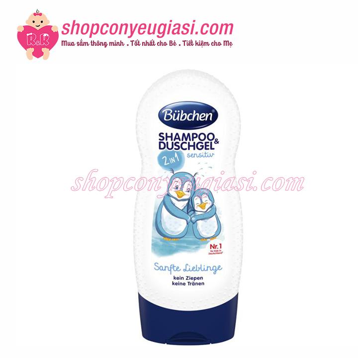 [HCM]Sữa Tắm Gội Bubchen Dành Cho Da Nhạy Cảm 230ml
