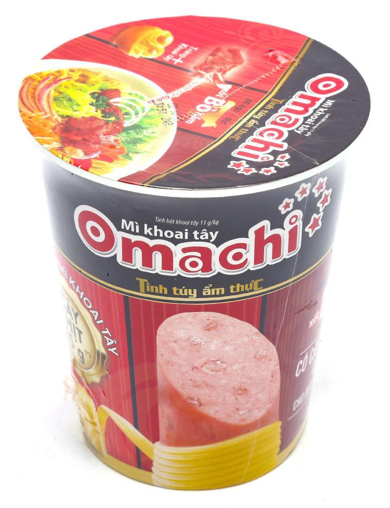 Combo 3 Ly Mì Omachi Cốc Thịt Thật