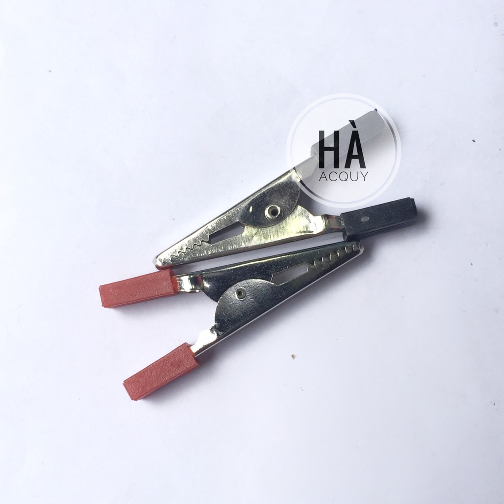 10 cặp kẹp bình ắc quy cá sấu 5A  - 4.5 Cm