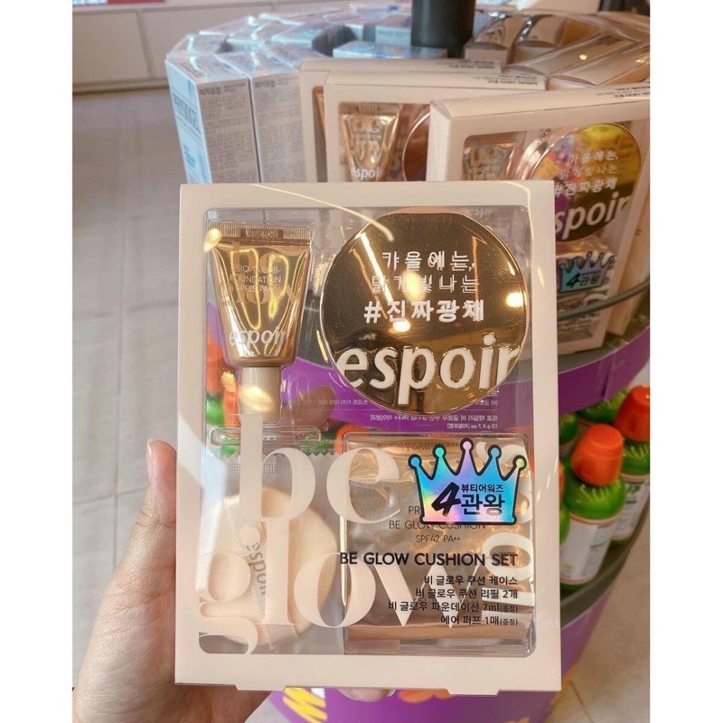 [HCM]Set Phấn Nước Espoir Pro Tailor Be Glow Cushion