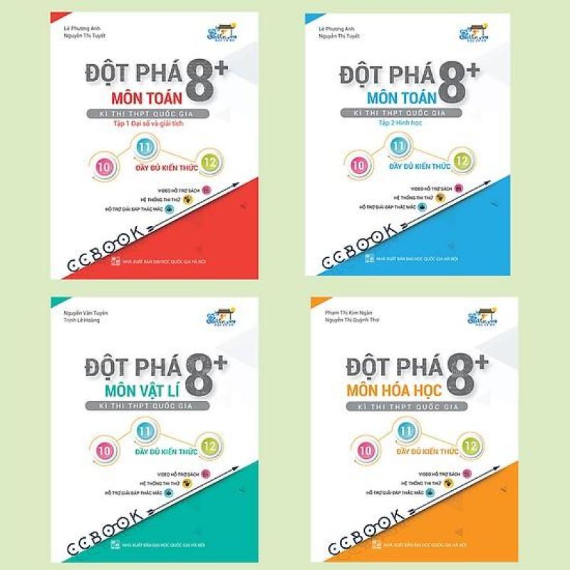 Mua Combo Sách Đột Phá 8+ Kì Thi THPT Quốc Gia Môn Toán - Vật Lí - Hóa Học